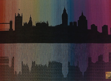 Tapestry of London Skyline