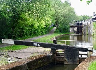 Stoke Locks on the Trent & Mersey Canal