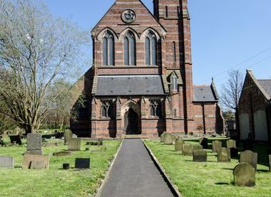 St Cross exterior, view from west