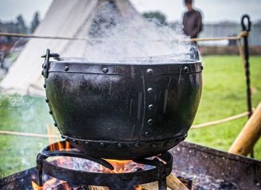 Acle Early Medieval Reenactment Village - Cooking
