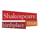 Logo showing the text "Shakespeare birthplace trust" in three red and orange boxes