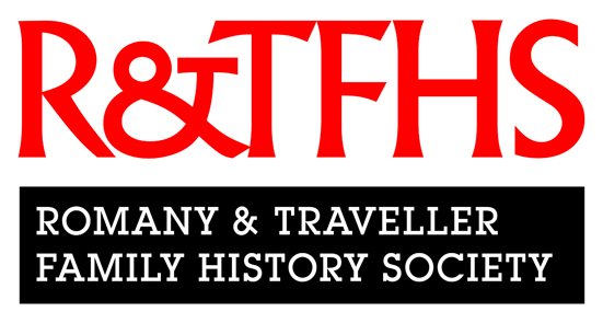 Text logo of the Romany & Traveller Family History Society