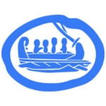 A blue logo for the Thames Discover Project 