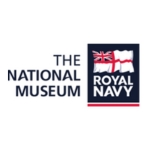 Logo showing the Royal Navy flag and the text "The National Museum" and "Royal Navy"