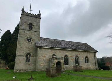 St Michael and All Saints Hopton Wafers - our start point