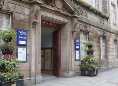 Image of Preston Town Hall Entrance 