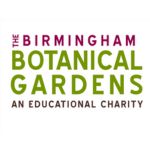 A logo with the text "The Birmingham Botanical Gardens An Educational Charity"
