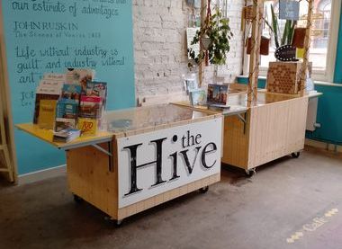 Hive gift shop and welcome