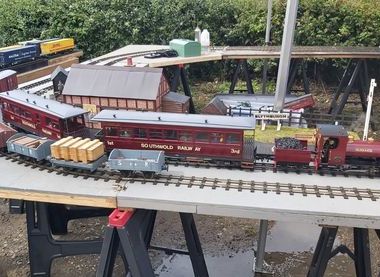 Live steam model railway